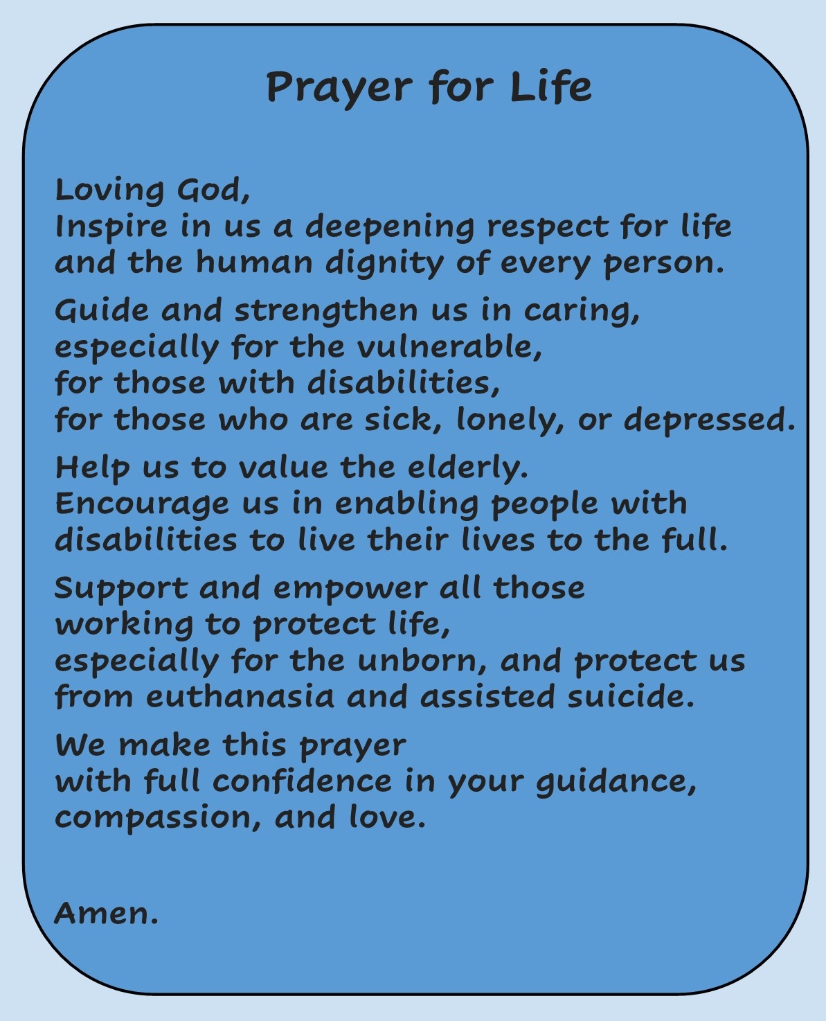 Prayer for Life